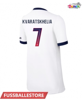 Günstige Paris Saint-Germain Khvicha Kvaratskhelia #7 Auswärtstrikot Damen 2026-27 Kurzarm